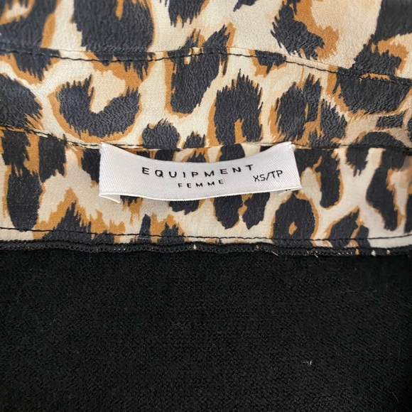 Equipment Cashmere Silk Layered Sweater (SW1) - Picture 4 of 4